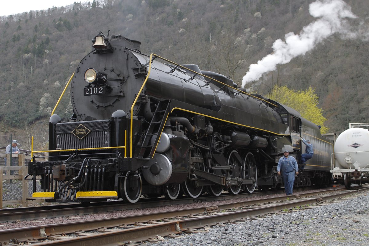 Reading Blue Mountain & Northern railway photograph