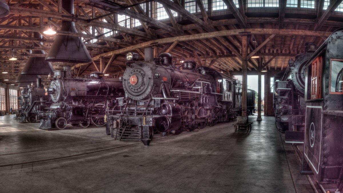Age of Steam Roundhouse Museum railway photograph