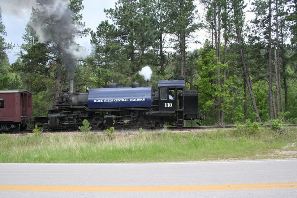 Black Hills Central Railroad — 1880 Train railway photograph