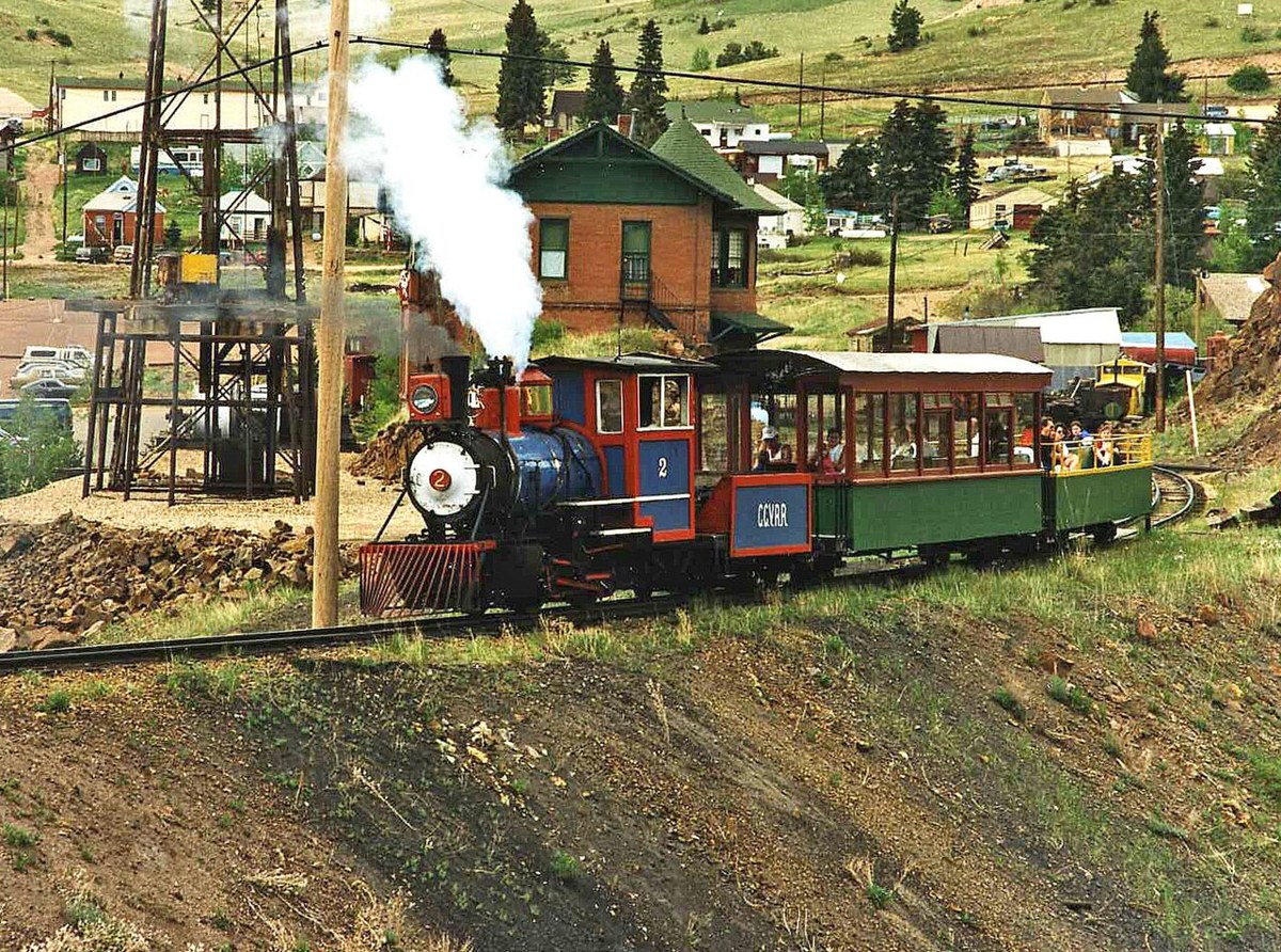 Cripple Creek & Victor Narrow Gauge Railroad railway photograph