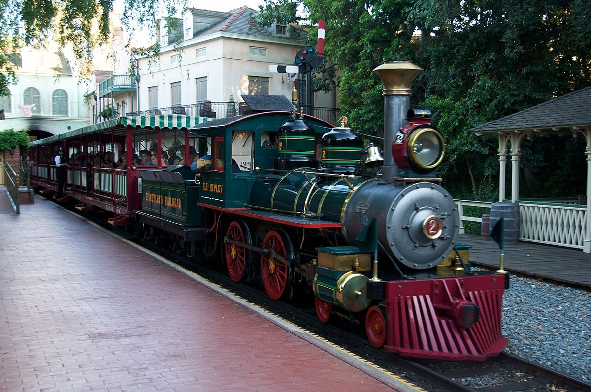 Disneyland Railroad railway photograph