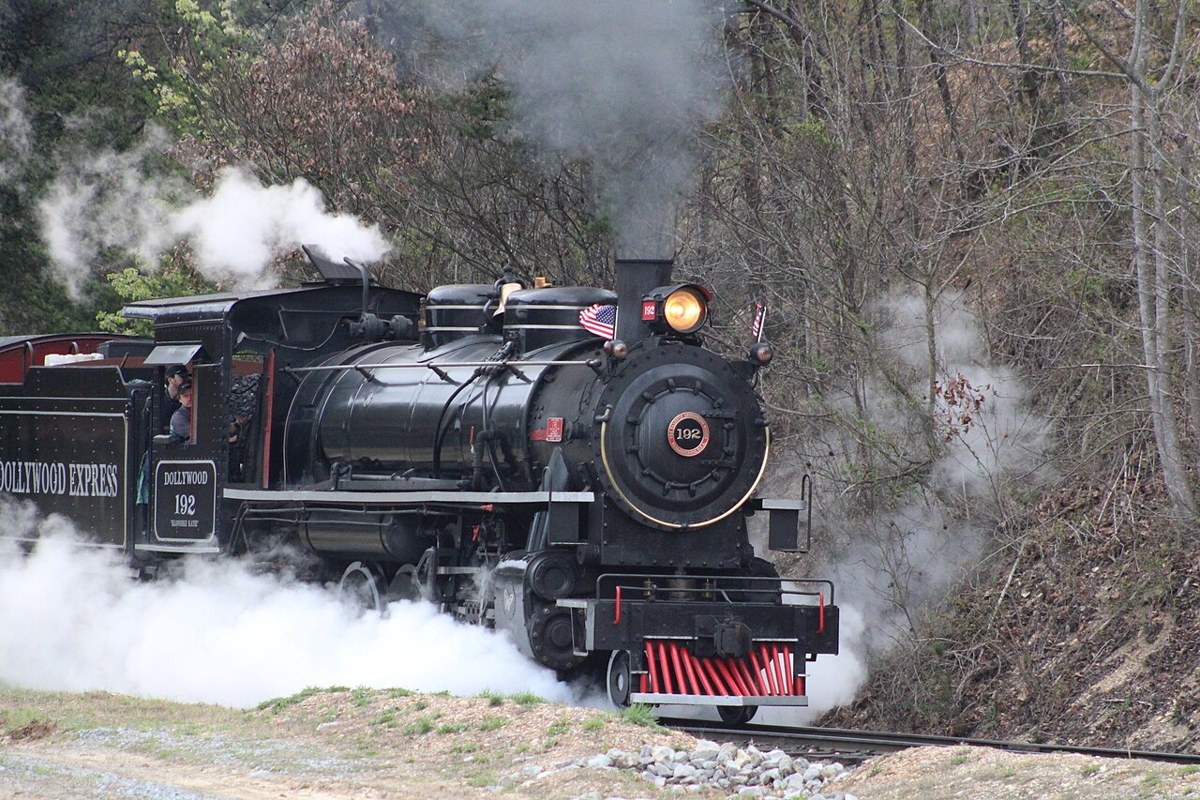 Dollywood Express railway photograph