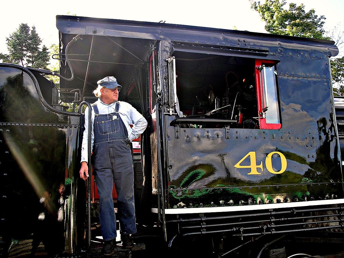 Essex Steam Train & Riverboat railway photograph