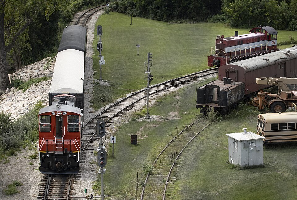National Railroad Museum railway photograph