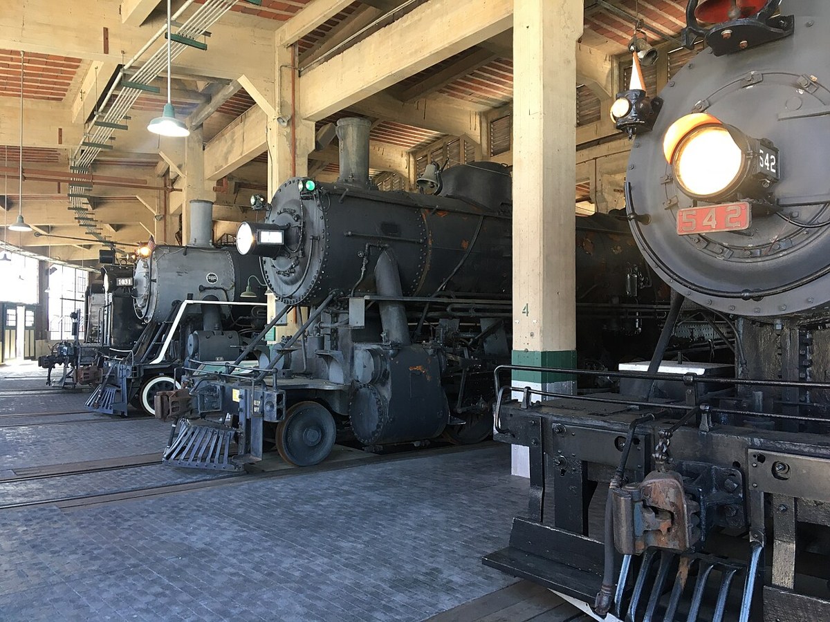 North Carolina Transportation Museum railway photograph
