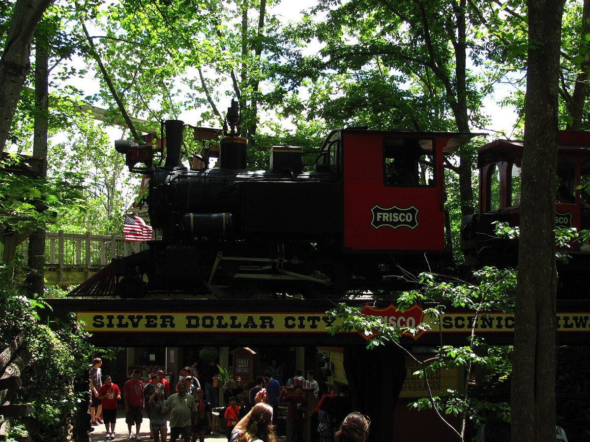 Silver Dollar City — Frisco Silver Dollar Line railway photograph