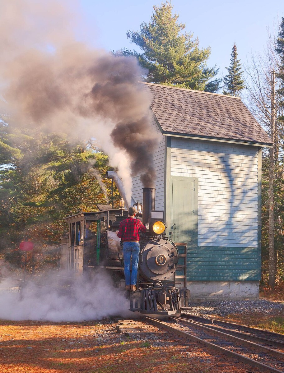 Wiscasset, Waterville & Farmington Railway railway photograph
